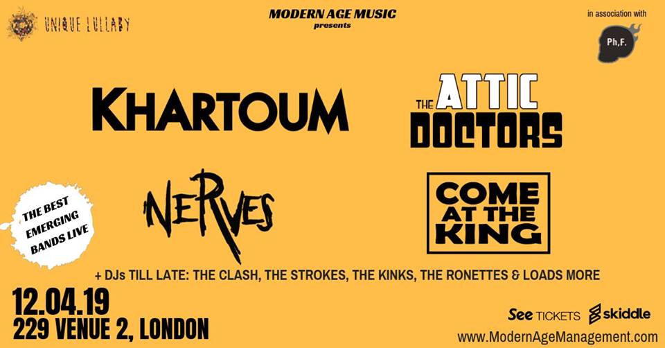 Nerves are playing at 229 Venue 2, London